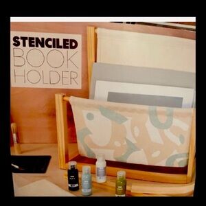 KiwiCo Maker Crate Stenciled Book Holder Craft Kit | Complete | Ages 14+